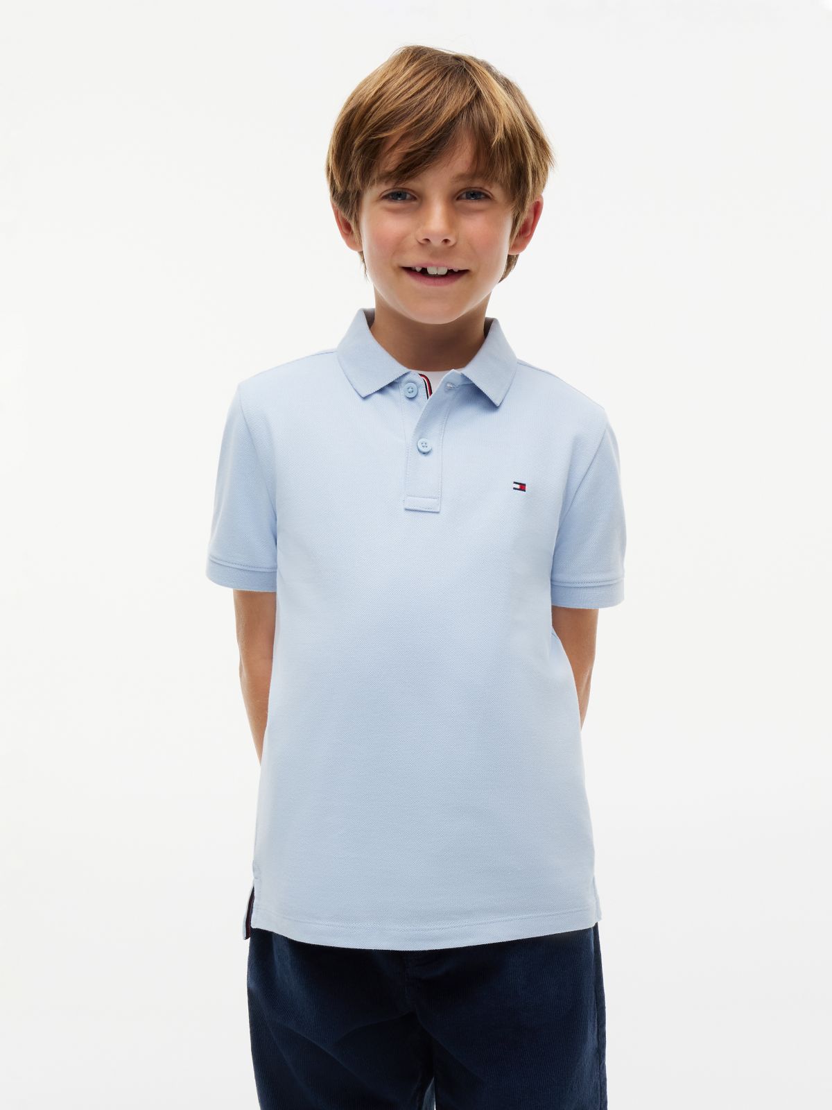Kids' Classic Polo — Breezy Blue