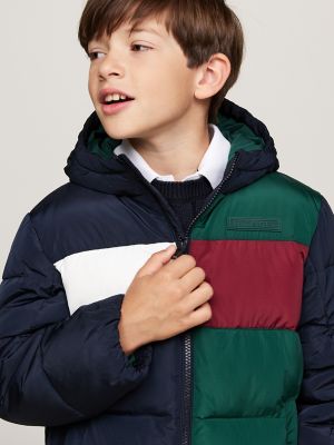 Kids Colorblock Hooded Insulated Jacket Tommy Hilfiger