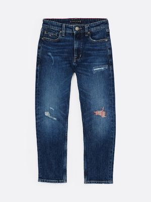 Kids' Distressed Stretch Skater Jean | Tommy Hilfiger Kids' Distressed Stretch Skater Jean | Tommy Hilfiger