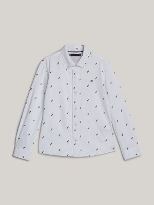 Kids' Regular Fit Shirt, White