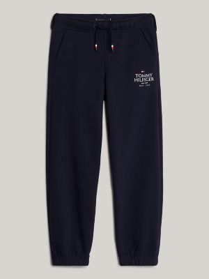 Kids' Embroidered Logo Jogger, Navy