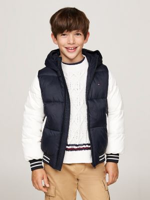 Tommy 2024 Hilfiger varsity puffer jacket