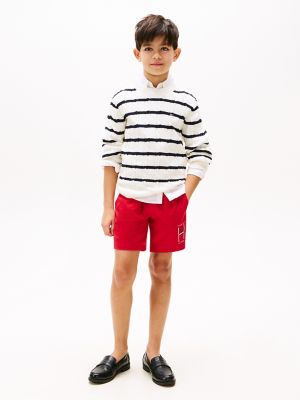 Kids' 85 Graphic Sweatshort, Primary Red