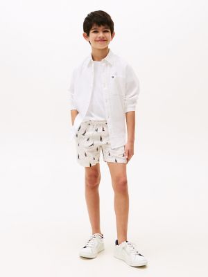 Kids' Allover Sail Print Short, All Over Boat Print