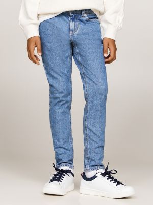 Kids Medium Wash Stretch Slim Fit Jean Tommy Hilfiger Canada