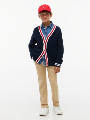 Детские брюки Tommy Hilfiger 1985 Chino, цвет: Золотой — фото 2