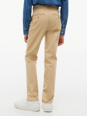 Детские брюки Tommy Hilfiger 1985 Chino, цвет: Золотой — фото 4