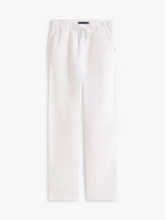 Kids' Relaxed Linen-Blend Pant — White 5