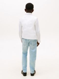 Kids' Bleached Wash Straight Jean — Bleachwashed 4