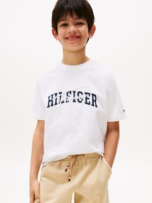 Kids' Mixed Logo T-Shirt, White