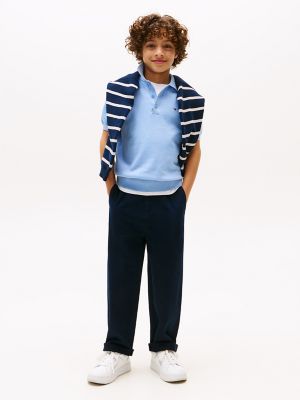 Kids' Pleated Chino Pant, Dark Night Navy