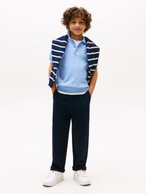 Kids' Pleated Chino Pant, Dark Night Navy
