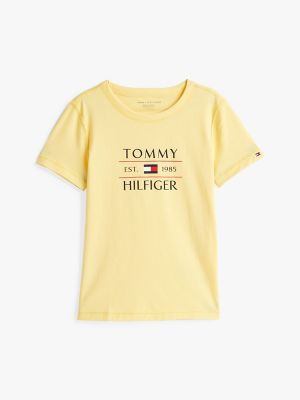 Kids' Sensory Tommy Logo T-Shirt, Citronella
