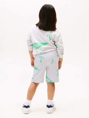 Tommy Hilfiger Kids' Allover Mixed Logo Sweatshort — фото 4