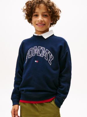 Kids' Varsity Logo Sweatshirt, Dark Blue