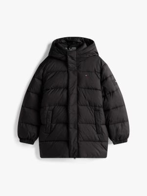 Детская куртка Tommy Hilfiger Hooded Quilted Parka, цвет: Чёрный — фото 6