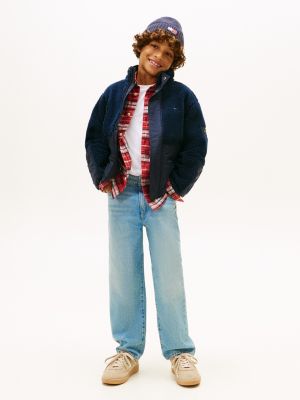 Kids' Faded Baggy Jean, Denim Light