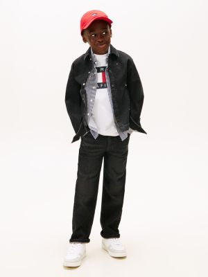 Kids' Relaxed Utility Jean, Denim Black