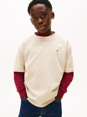 Kids' Faded Graphic T-Shirt, Gulf Sand