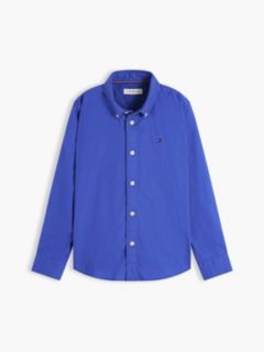 Kids' Stretch Oxford Shirt — Noble Blue 5