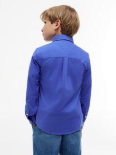 Kids' Stretch Oxford Shirt — Noble Blue 4