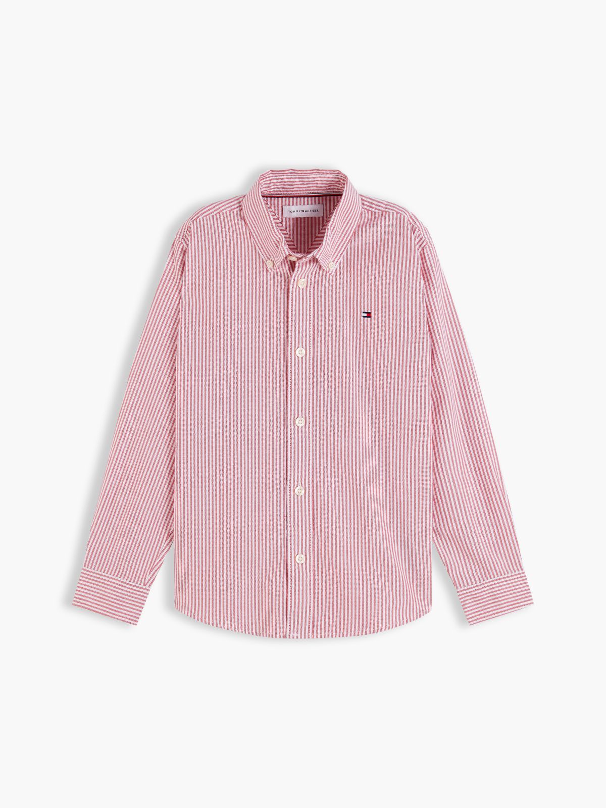 Kids' Stretch Oxford Shirt — Red Glare Stripes