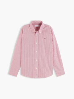Kids' Stretch Oxford Shirt — Red Glare Stripes 5