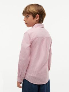 Kids' Stretch Oxford Shirt — Red Glare Stripes 4