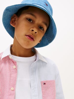 Детские рубашки Tommy Hilfiger Kids' Mixed Stripe Stretch Oxford Shirt — фото 2