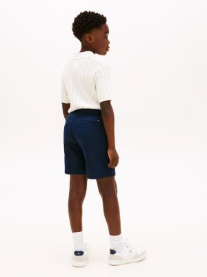 Tommy Hilfiger Kids' Hilfiger Logo Wide Leg Sweatshort — фото 4