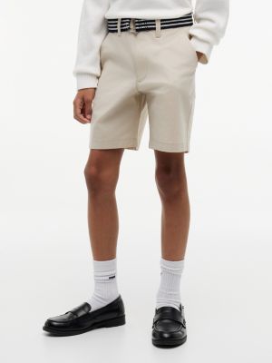 Kids' Belted Baggy Stretch Chino Short