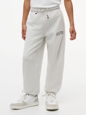 Kids' Hilfiger Logo Sweatpant, Light Grey Heather
