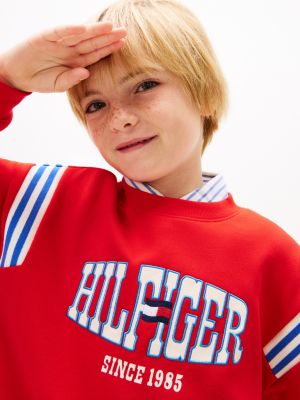 Детские худи Tommy Hilfiger Kids' Hilfiger Sport Logo Sweatshirt — фото 2