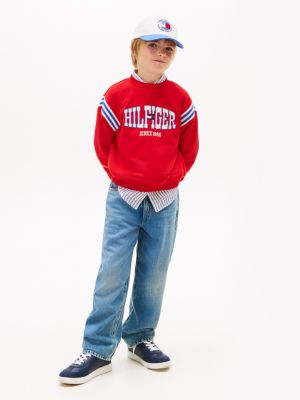 Детские худи Tommy Hilfiger Kids' Hilfiger Sport Logo Sweatshirt — фото 3