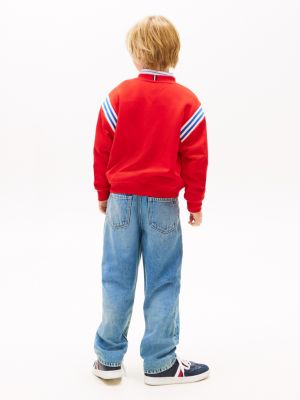 Детские худи Tommy Hilfiger Kids' Hilfiger Sport Logo Sweatshirt — фото 4