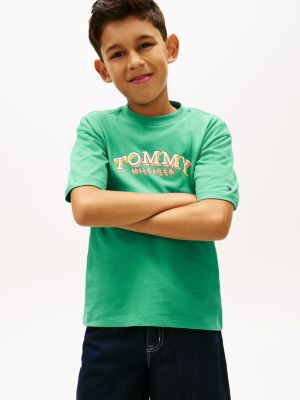 Kids' 3D Logo Graphic T-Shirt, Bahama Green