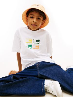 Детские футболки Tommy Hilfiger Kids' 3D Logo Graphic T-Shirt — фото 2
