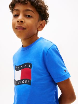 Детские футболки Tommy Hilfiger Kids' Wavy Flag T-Shirt — фото 2