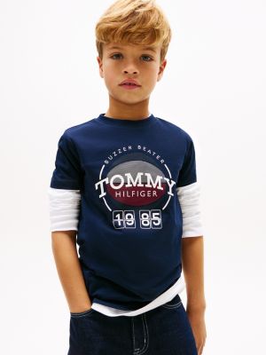Kids' 1985 Basketball Graphic T-Shirt, Dark Night Navy