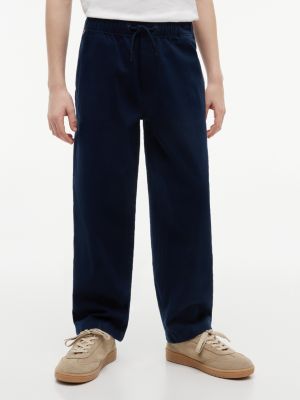 Kids' Baggy Stretch Pull-On Pant, Dark Night Navy