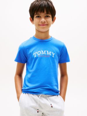 Детские свитеры Tommy Hilfiger Kids' Logo T-Shirt & Short Set — фото 2