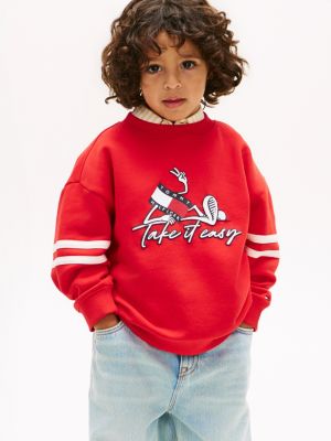 Kids' Wavy Flag Graphic Sweatshirt