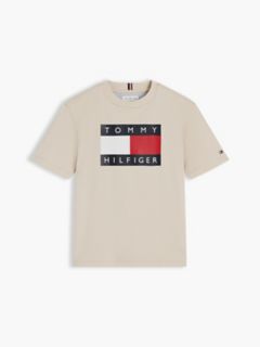 Kids' Big Flag Logo T-Shirt — Classic Beige 5