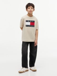 Kids' Big Flag Logo T-Shirt — Classic Beige 2