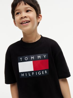 Детские футболки Tommy Hilfiger Kids' Big Flag Logo T-Shirt — фото 3