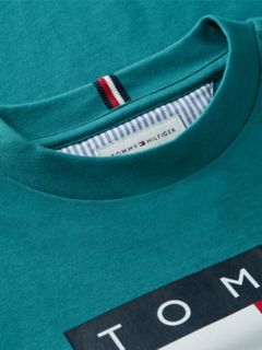 Kids' Big Flag Logo T-Shirt — Platinum Teal 6