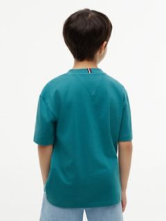 Kids' Big Flag Logo T-Shirt — Platinum Teal 4