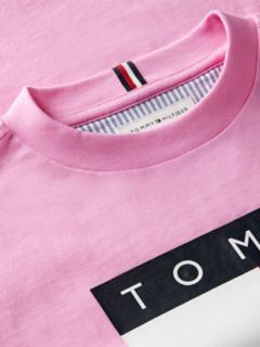 Kids' Big Flag Logo T-Shirt — Pink Daisy 6
