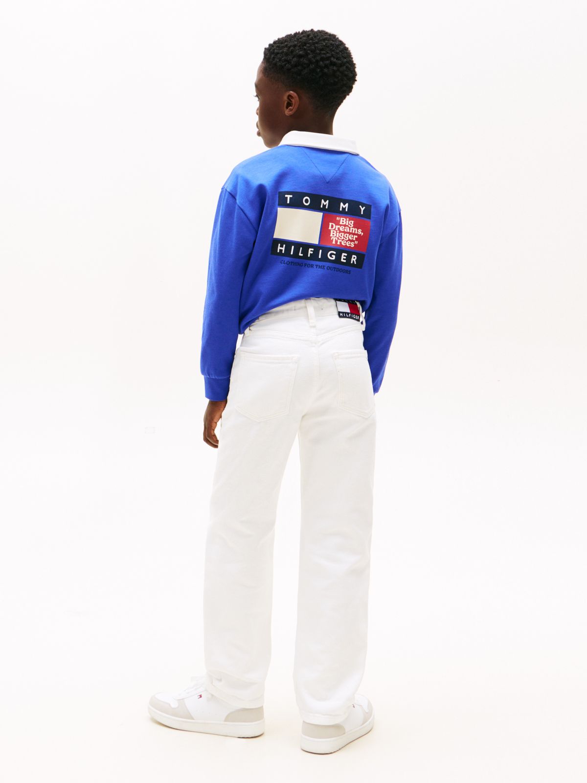 Kids' Baggy Jean — White