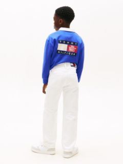 Kids' Baggy Jean — White 4